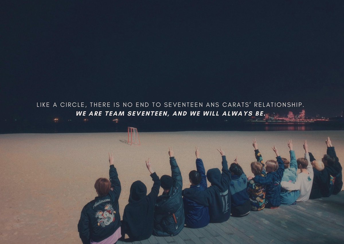 — we are team seventeen, we will always be.