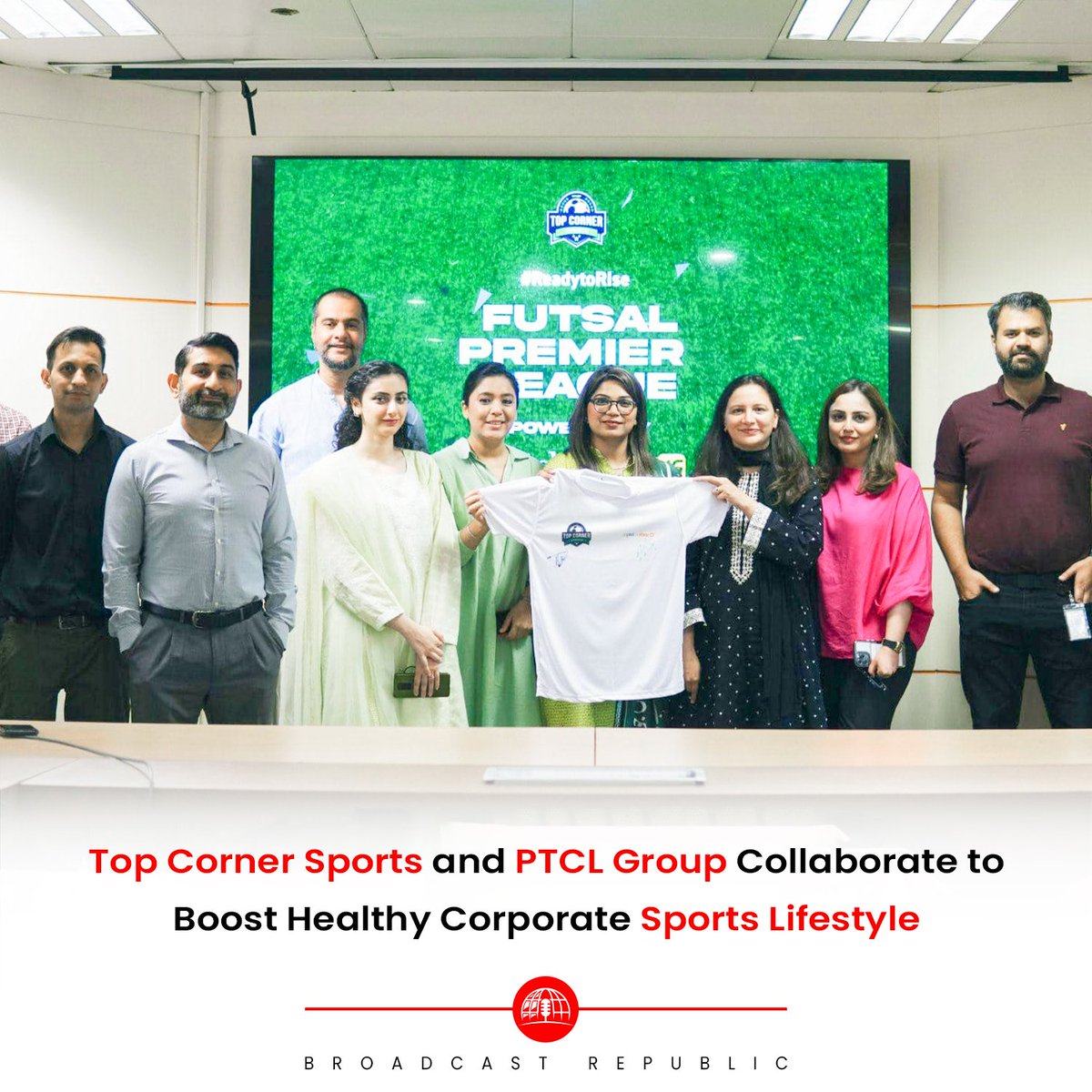 Top Corner Sports and PTCL Group have joined hands to revolutionize the corporate sports landscape in Pakistan. Through their partnership under the hashtag #ReadyToRise, they aim to enhance fitness, teamwork, and excellence within corporate entities.