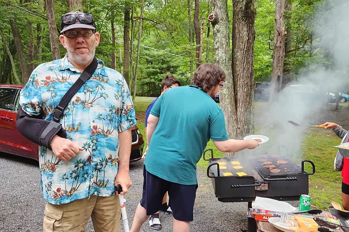 SightsforHope's tweet photo. As always, our Monroe County clients enjoyed their annual summer picnic this week at White Heron Lake in East Stroudsburg, PA. #SightsforHope #SeizeIndependenceNow #TransformLives #picnic #summer #MonroeCountyPA https://t.co/fmFAVoUsrA