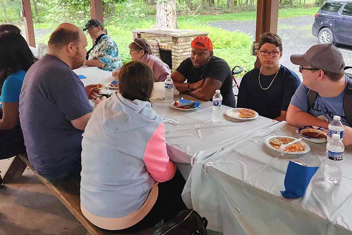 SightsforHope's tweet photo. As always, our Monroe County clients enjoyed their annual summer picnic this week at White Heron Lake in East Stroudsburg, PA. #SightsforHope #SeizeIndependenceNow #TransformLives #picnic #summer #MonroeCountyPA https://t.co/fmFAVoUsrA