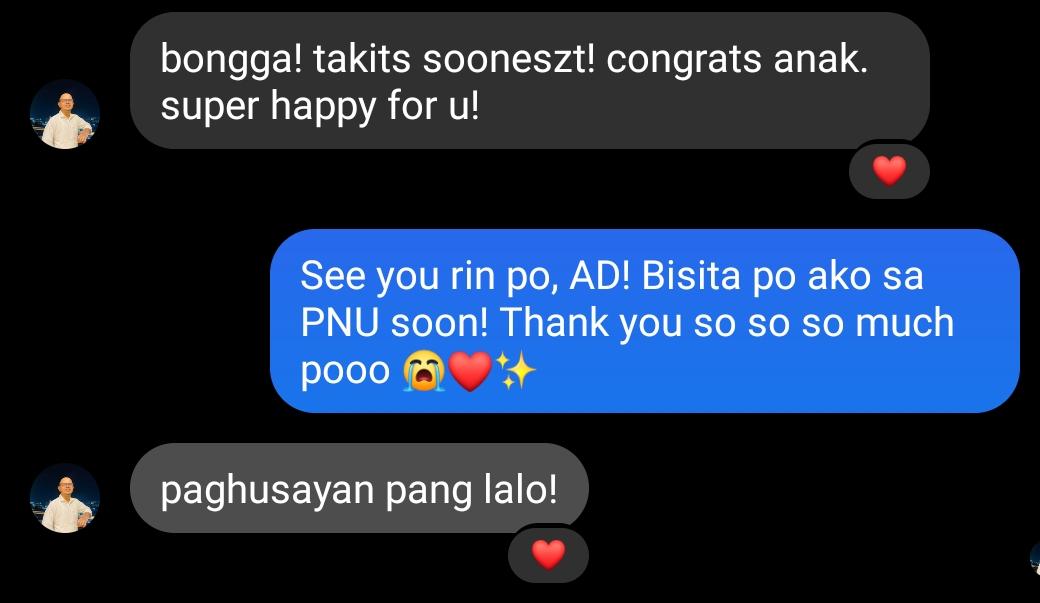 brnschloeee's tweet photo. iba talaga ang academic validation, thank you so much sa mga nagspoil cheret thank you so much po sa mga profs na bumati sa akin 😭❤️ https://t.co/gGGw6yTltR