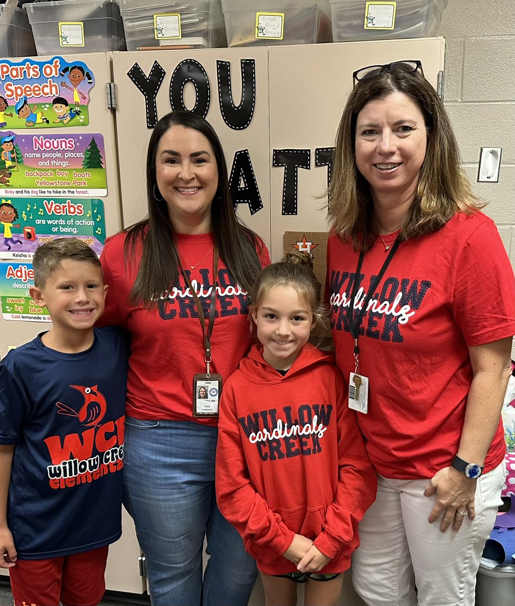 Thank you Cardinals for a fabulous first week!  We love having laughter and smiles back in the building! Thank you PTA for the fabulous new swag.  <a href="/WCEPTA/">Willow Creek Elementary PTA</a>