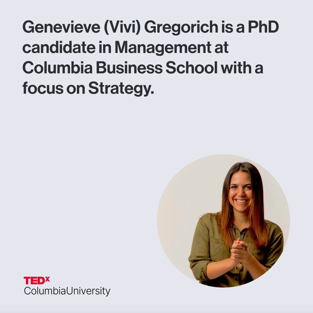 Join us for TEDxColumbiaUniversity on 9/9, hosted by CBS. Central to this year’s theme, "Excellence Through Equity," our diverse group of speakers will share ideas on how equitable processes create pathways for people to fulfill their potential. RSVP: tedxcolumbiauniversity.net/?utm_source=tw…