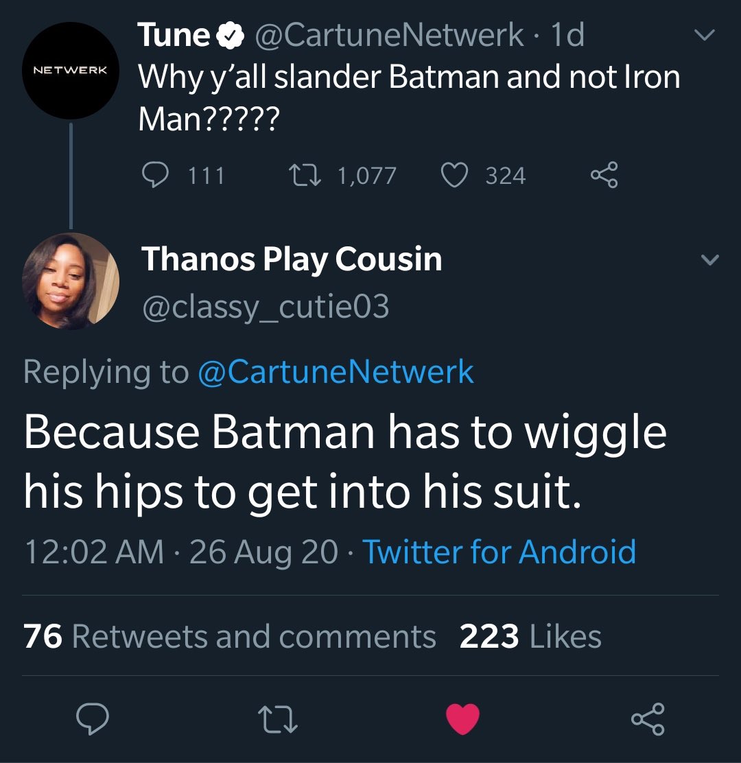 Batman Slander (@batmanslander) on Twitter photo 