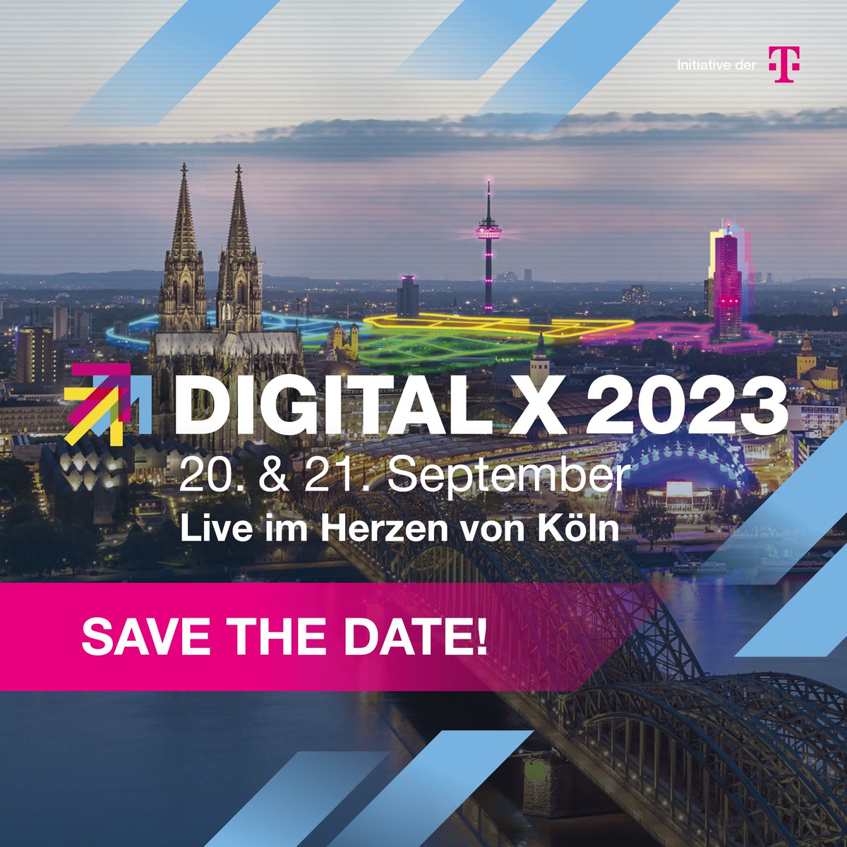 UnifyMitel's tweet photo. We are happy to be part of Digital X again this year. The Deutsche Telekom event will take place this year on September 20 &amp; 21 in Cologne. 

Visit us on-site at the #AtosUnify Brand House in "The Grid Bar", Friesenstraße 62, 50670 Cologne. 

#deutschetelekom https://t.co/8kTK7XrfD8