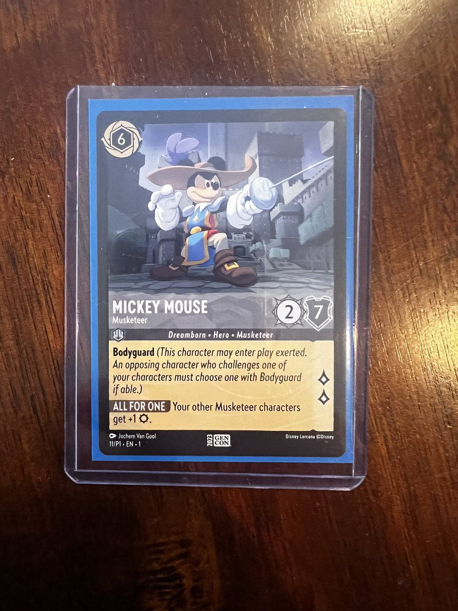 🚨🚨 GIVEAWAY TIME 🚨🚨 We’re jumping on the giveaway train! This Mickey #Lorcana promo was obtained at #gencon and can be yours if you: ✅ follow me on Twitter ✅Like and retweet this post ✅ appreciate the Flounder memes Also here is our latest pod: open.spotify.com/episode/1f3baX…