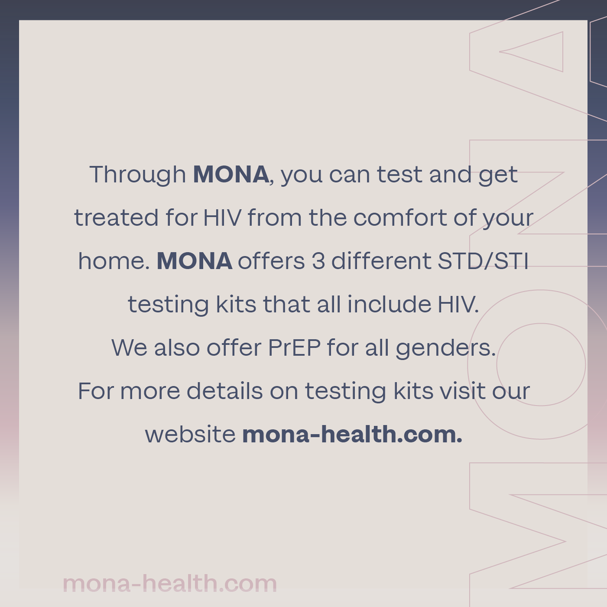 thinkmona's tweet photo. MONA is committed to sharing information and resources to keep you informed and in charge of your sexual health. 
#stiawareness#stiprevention #breakthestigma #sti #BV #sexualhealth https://t.co/jcrj74bTbV