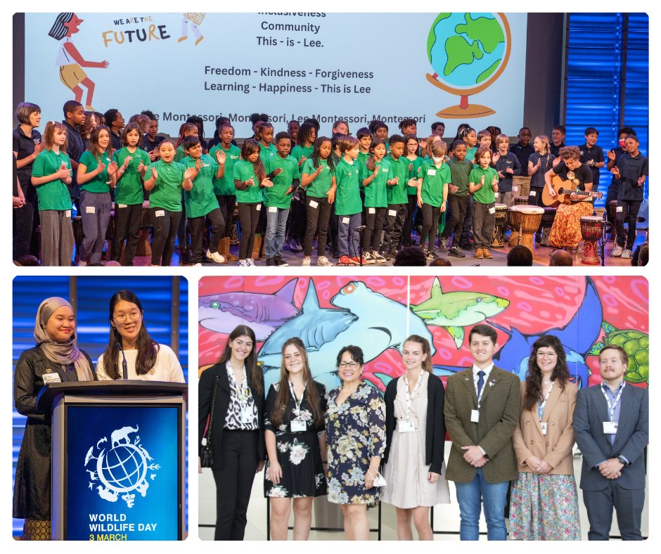 #Youth make up 16% of the world’s population. Roughly 1.2 billion future leaders whose innovative ideas & diverse skills are valuable tools for ensuring that wildlife trade is legal and sustainable. This #InternationalYouthDay, we celebrate the youth at CITES CoP19 & #WWD2023!