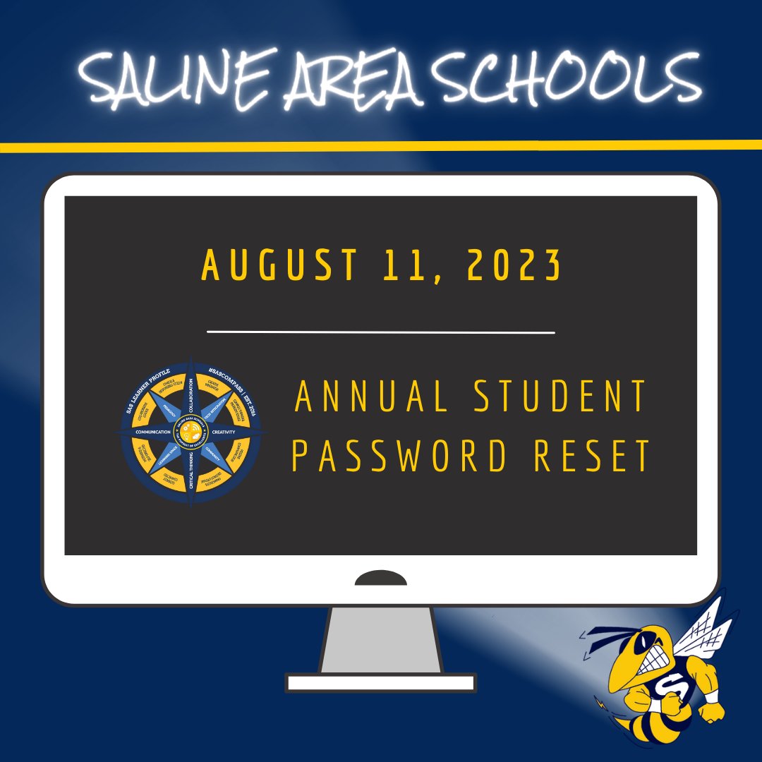 🔒 Get ready for the new school year! Y5-12 student passwords reset on 8/11. No impact on Y5-3rd graders. Grades 6-12, grab your updated passwords during schedule pick-ups from 8/14. AH School students pick up schedules 8/28. All families, check your email for passwords on 8/18.