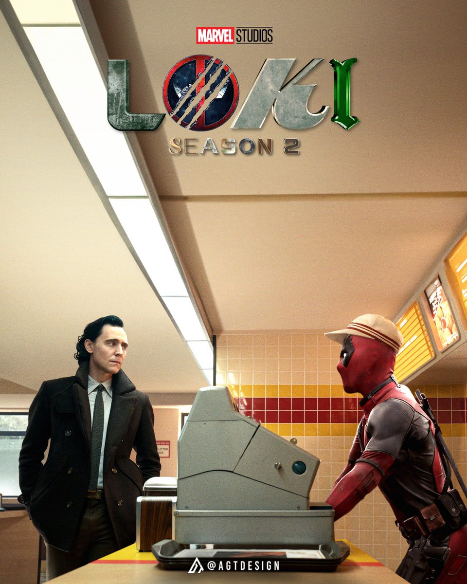 #Deadpool everywhere 🔥
Concept Posters by <a href="/agtdesign10/">Agt Design</a> (Fan art) 

#marvel #marvelstudios #loki #lokiseason2 #deadpool3 #RyanReynolds #posterdesign #posterdesigner #lokiseries #tomhiddleston