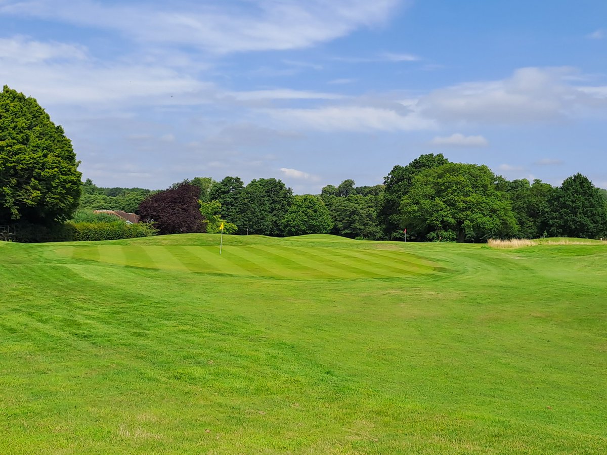 Great maintenance week, small hollow core followed by overseed and dress👍