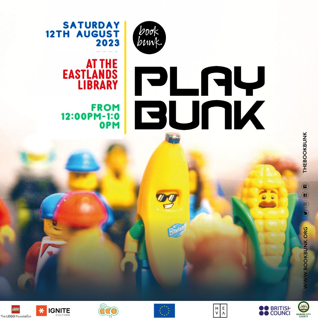 Looking for a fun and interactive activity for your little ones this weekend? Bring them over to the Eastlands Library on Saturday for a day of fun and games. The Book Bunk #PlayBunk programme features all sorts of games.
#IgniteCultureEvents #BCCESSA #BCEngSSA