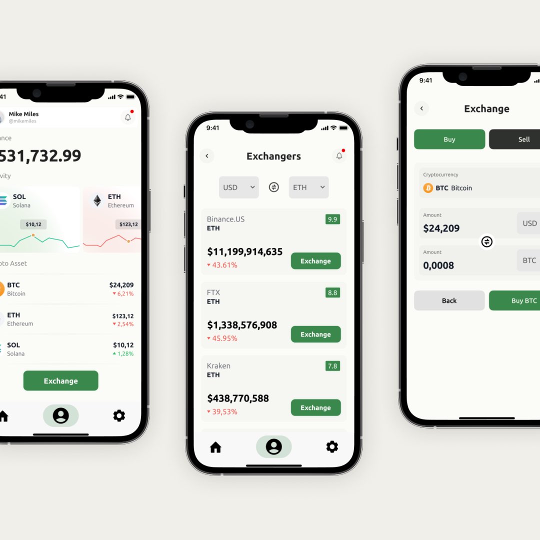 inCode_Systems's tweet image. Today we are pleased to announce our secured #website and mobile application on iOS and Android for cryptocurrency exchanger. Balance of forms and data is what we were focused on in this fintech project.
#inCodeSystems_projects #responsivedesign #MobileOptimization