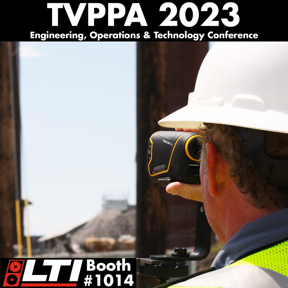 Visiting #Chattanooga for this year’s @TVPPA Engineering, Operations, & Technology Conference? 

Stop by booth 1014 to meet Kelly Bellar, learn how our data collection apps help make your work life easier, & try out our all-new #TruPulse L2!⚡🦺 
#TVPPA #TVPPA2023 #PublicPower