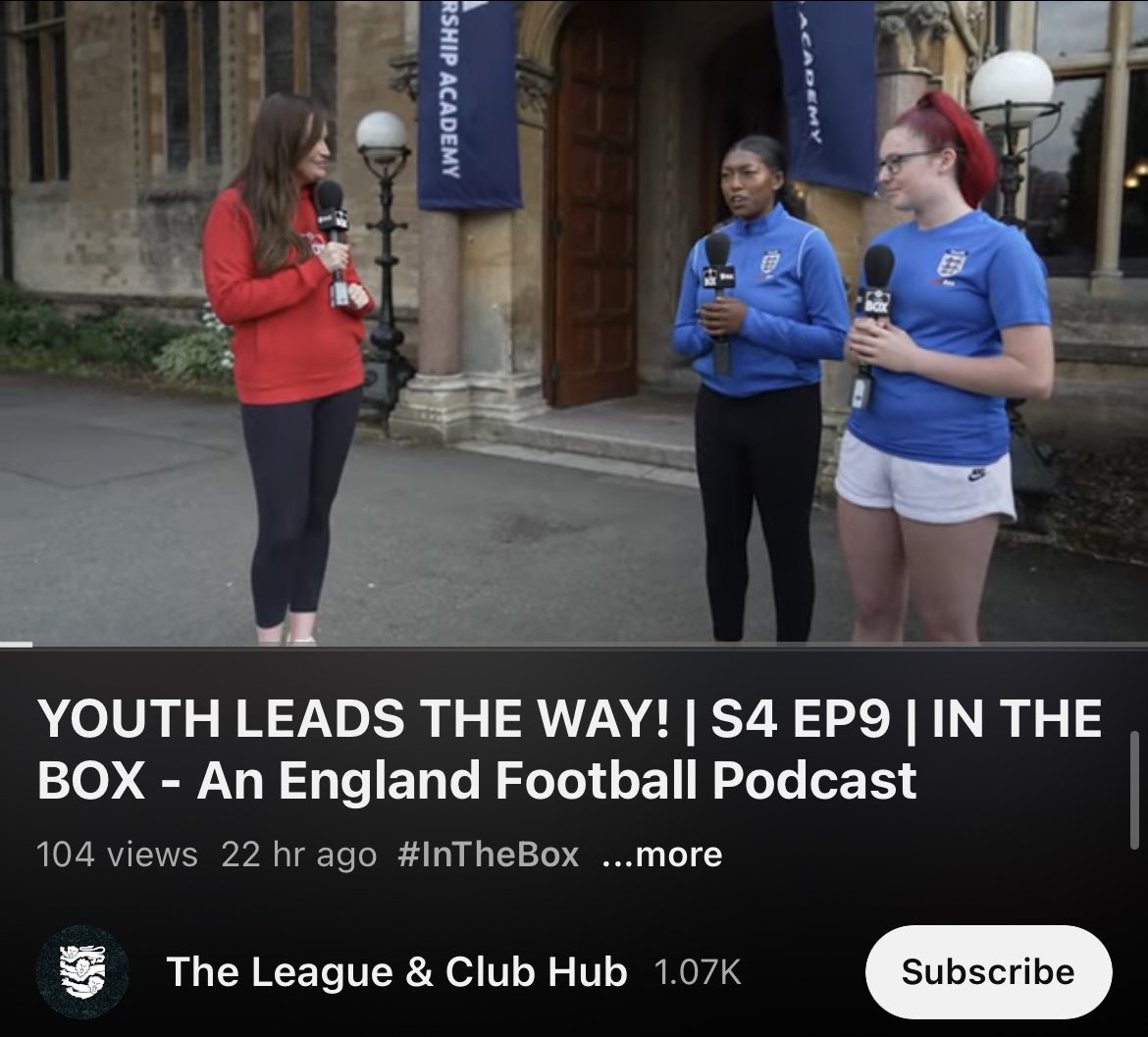 TheFA_NYC's tweet image. Watch out in the box podcast episode 🤩

youtu.be/Ezm_Rnt0KTM