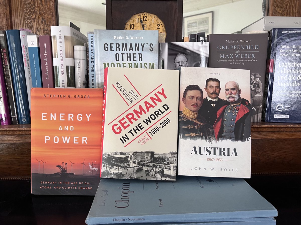 3 great new additions to the friends and family write books shelf!!! #germanhistory #austria #germany