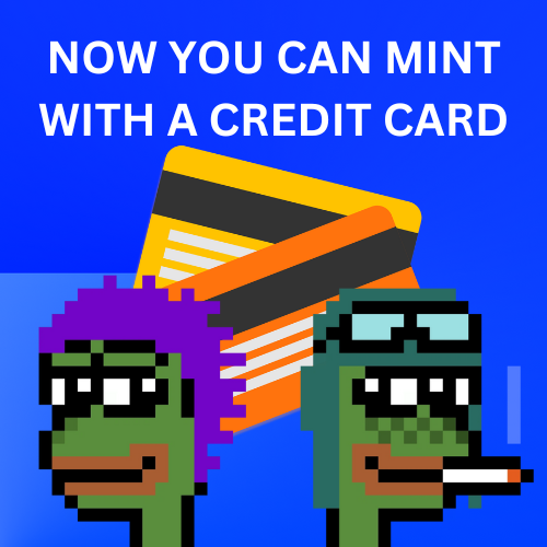 NFTs2Polygon's tweet photo. 🎉 New feature added, to make minting your PEPEPUNK #NFT a breeze! 💳 No cryptocurrencies or wallets needed, just a credit card and an email.

 🧿 Mint Pepe Punks on Base: https://t.co/vbclHp1mfW https://t.co/IPY9j1Jz6X