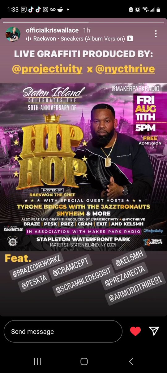 raidience's tweet photo. PULL UP!
#NYCevents #hiphop50thanniversary #shaolinsfinest https://t.co/ukiLMIevPx