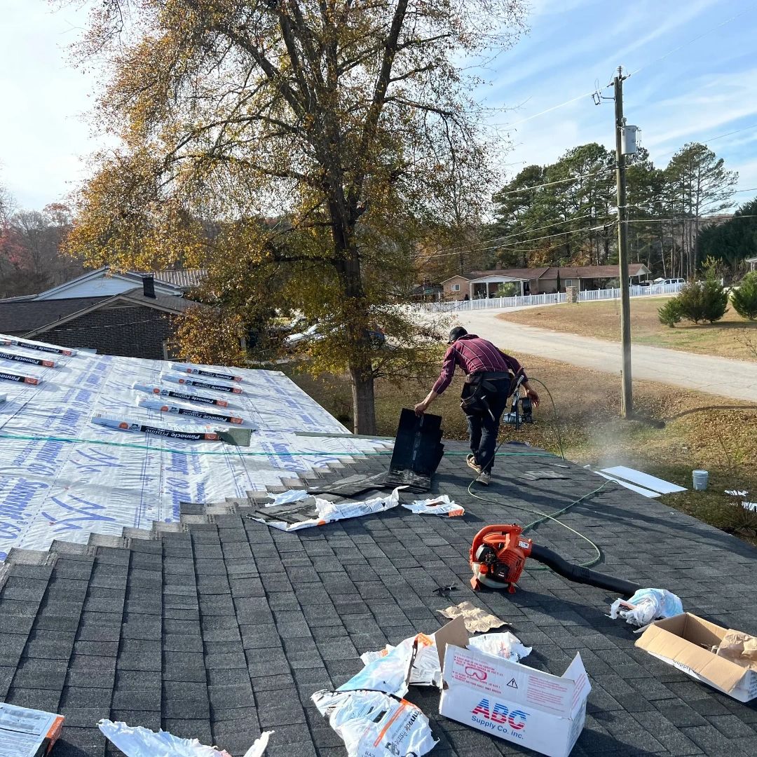 Quality is our top priority, and it shows in every job we take on. From storm-damage repairs to full roof replacements, our work speaks for itself. Give us a call today to see what we mean. #ResidentialRoofing