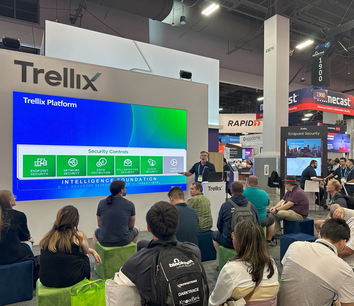 Trellix's tweet photo. Another #BHUSA in the rearview! Thanks to all who sat in during our sessions and came to chat #LivingSecurity and #XDR with us—we hope you learned a thing or two. 😉 Let the countdown to next year begin. https://t.co/4ZX8sf72m2