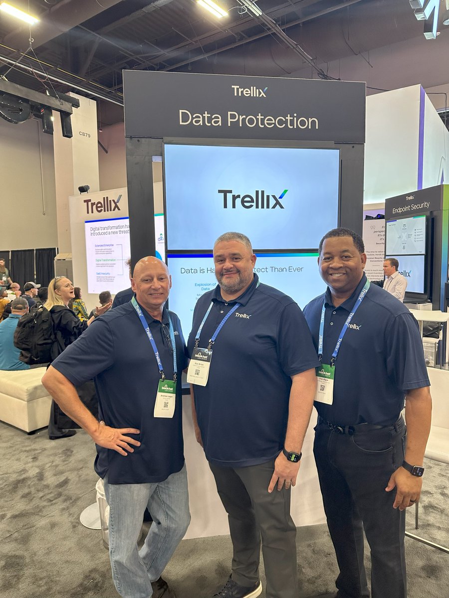 Trellix's tweet photo. Another #BHUSA in the rearview! Thanks to all who sat in during our sessions and came to chat #LivingSecurity and #XDR with us—we hope you learned a thing or two. 😉 Let the countdown to next year begin. https://t.co/4ZX8sf72m2