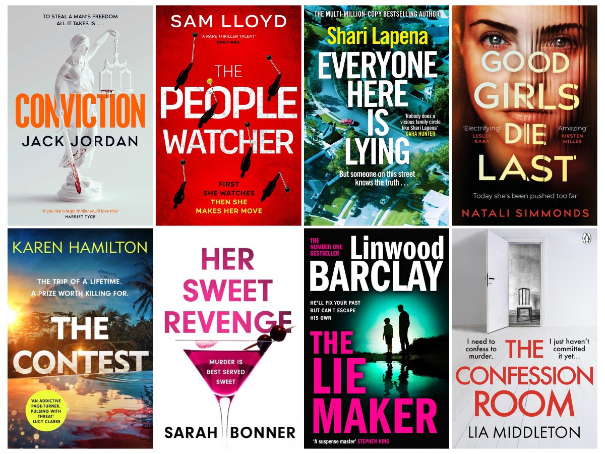 12 thrillers that will keep you gripped from beginning to end featuring @sarahbonner101, @samlloydwrites, @JackJordanBooks, @NJSimmondsbooks, @sharilapena, @KJHAuthor, @linwood_barclay, 
@liamiddlet0n and more culturefly.co.uk/12-unputdownab…