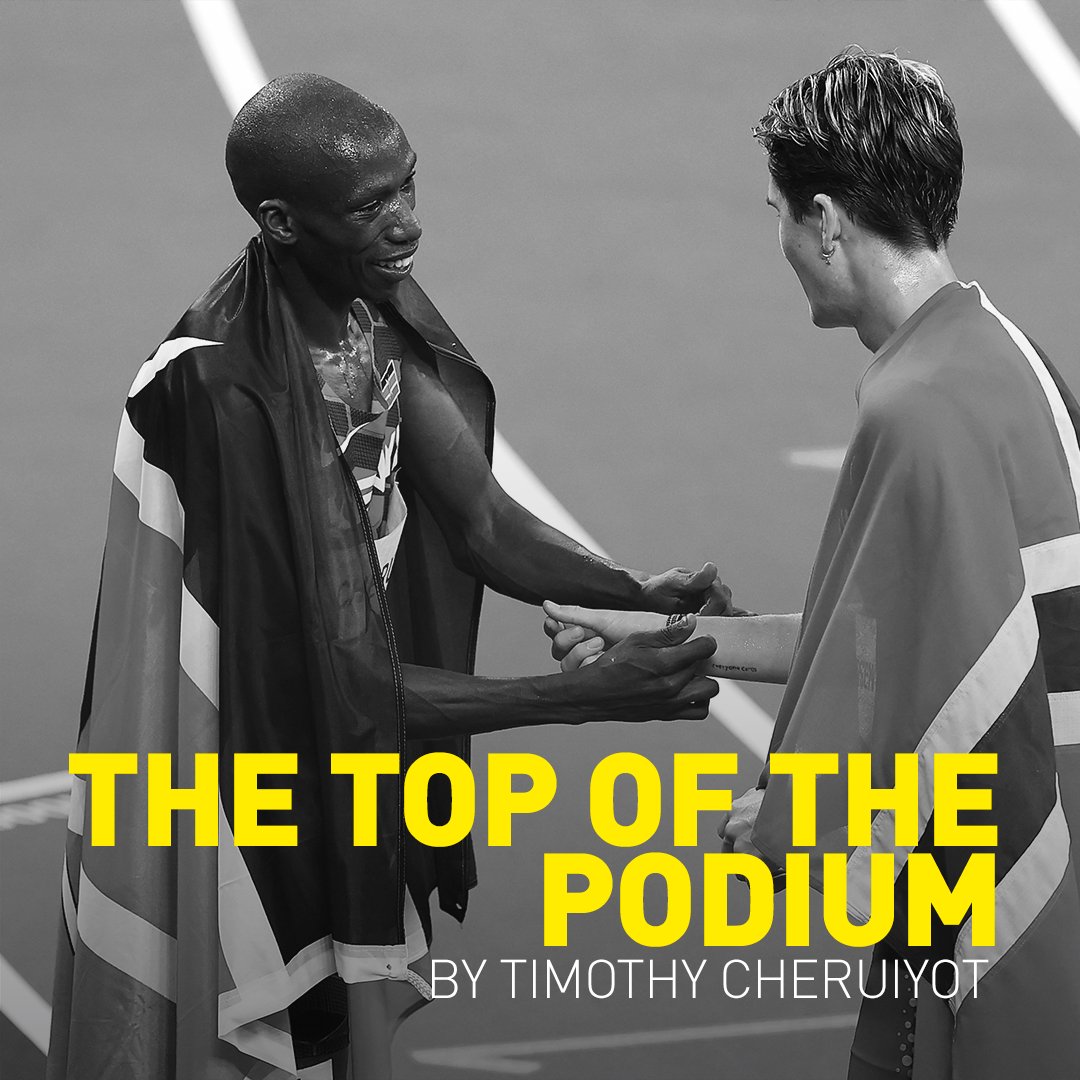spikesmag's tweet photo. "My dream is to get back to the top of the podium. That silver in Tokyo was great, but I want to upgrade it."

2019 world champion @tim_cheruiyot on the psychology of racing 1500m in major championships and managing expectation.