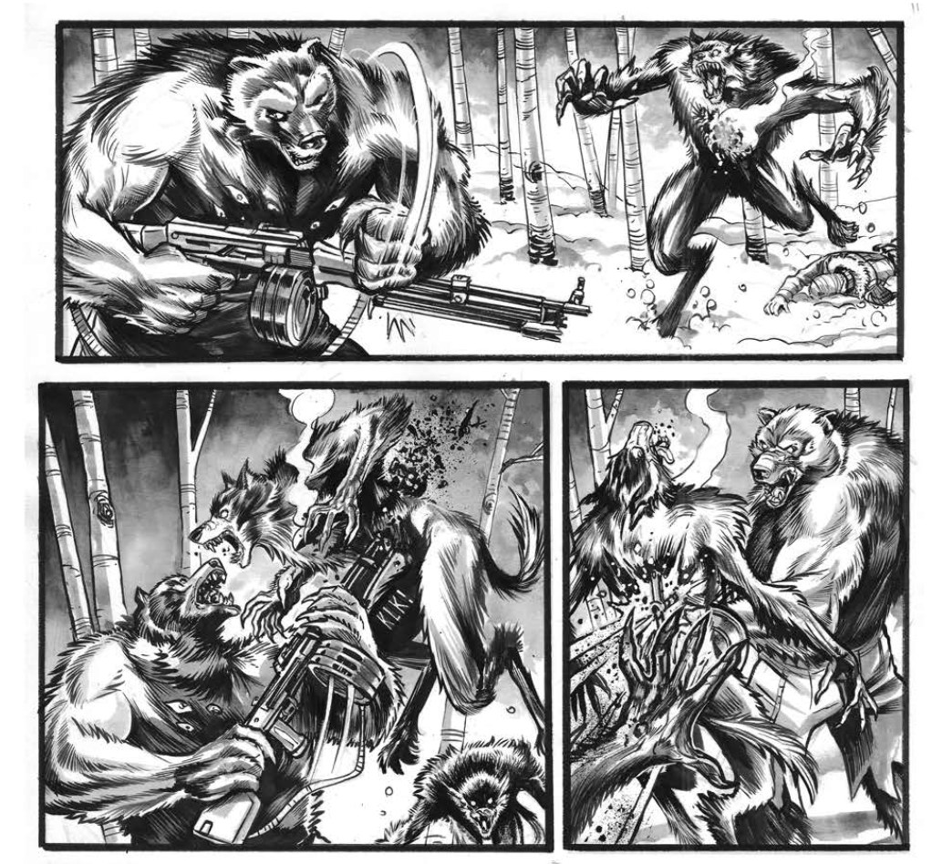mattnixon's tweet photo. In this issue of DODGE! @uncouthRooth wrote 10 pages of the script and drew it exactly the way he wanted it. It's the big fight scene. I just trusted him and what you get is better than what I could have imagined.
https://t.co/Xe1WSmWX5k https://t.co/jr0yZwPiUB