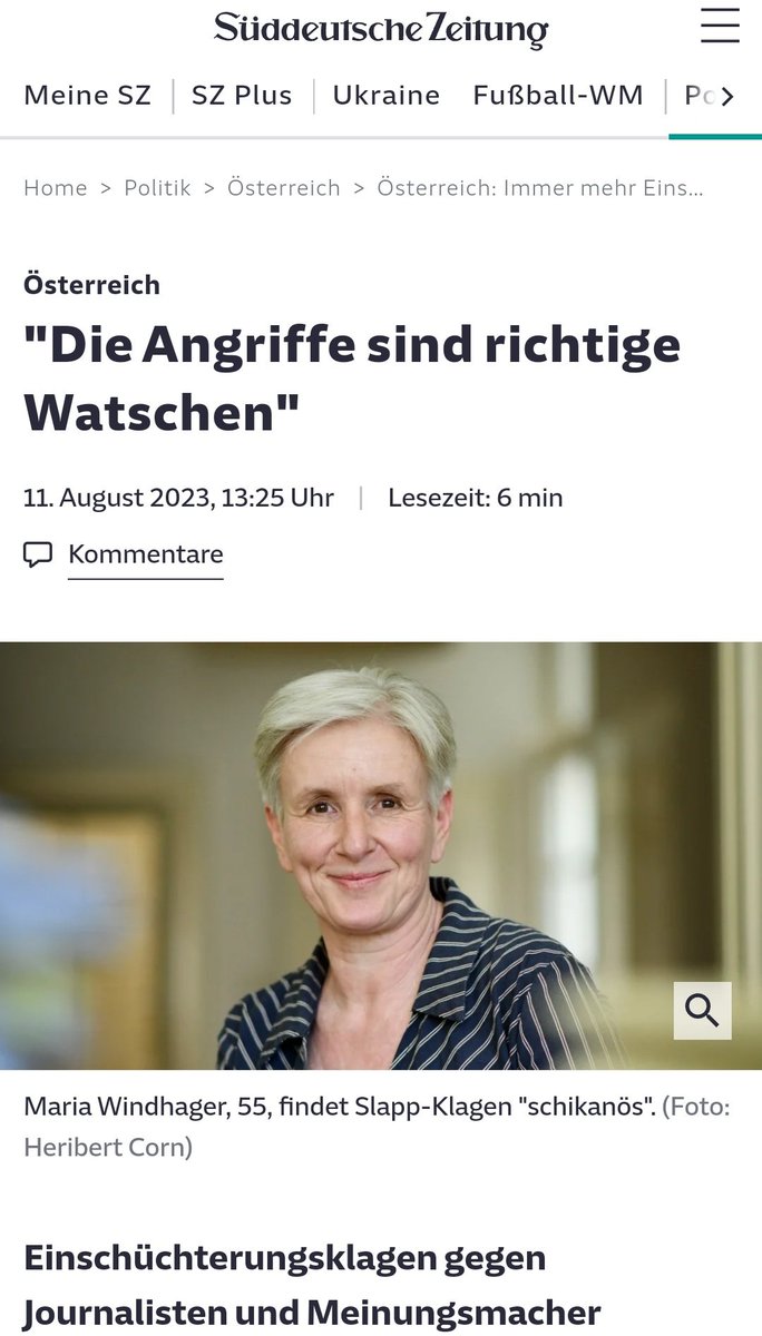 Kid_Pex's tweet photo. Die einzigartige @MariaWindhager spricht in der @SZ über SLAPP Klagen, unseren Triumph gegen das ÖVP-nahe ICMPD und darüber, wieso man nicht aufgeben darf.
Durchhaltevermögen ist das Stichwort!
https://t.co/ZkbeUxb4in https://t.co/XrCfu0jGTN