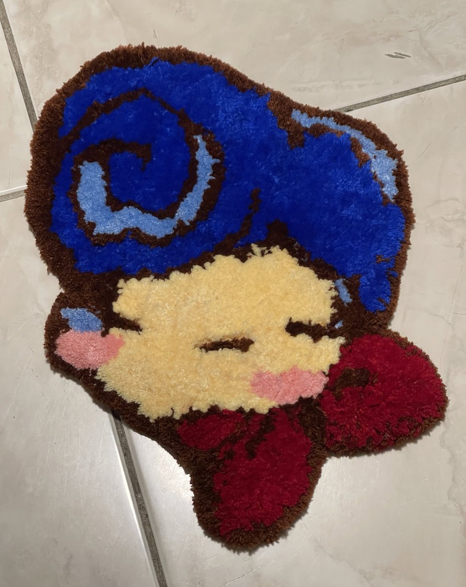 bluinica's tweet photo. Forced my friends to do some Tufting today, made a small Wally rug from Welcome Home 
´｡• w •｡`) https://t.co/TYYQ6OVfm2