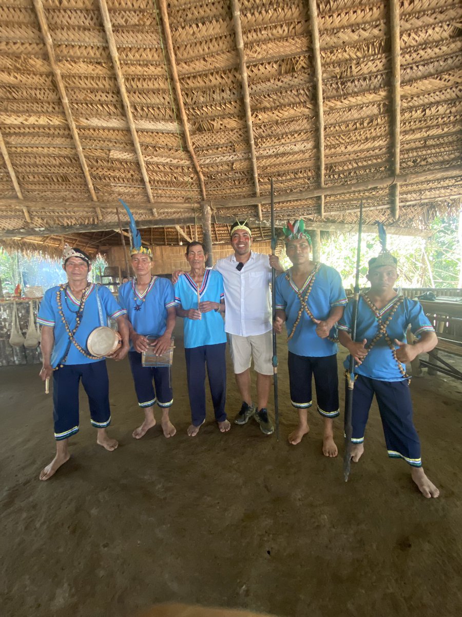 mspplucho's tweet photo. En @GadSacha visitamos la comunidad kichwa amazónica PANGA WASI, lugar predilecto para aprender de sus costumbres, tradiciones, leyendas, su visión y conocimiento sobre las áreas naturales, salvaguardando los ecosistemas amenazados y protegiendo bosques primarios @amazomiaec https://t.co/TJz0F5si0I
