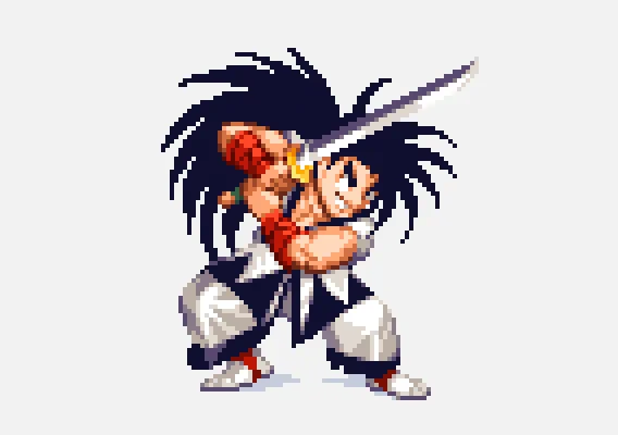 [NEOGEO]  SAMURAI SPIRITS 覇王丸 #SNK #ドット絵 #pixelart