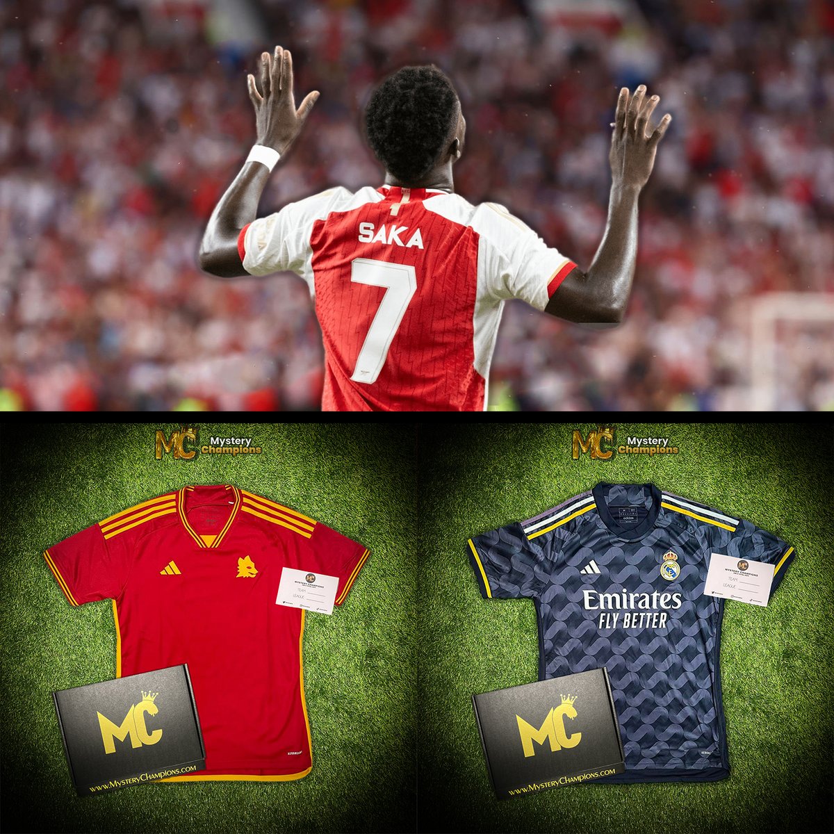 If Saka scores ANYTIME today we’ll giveaway a mysterychampions.com box 📦

To enter 👇

🔄 Retweet
🤝 Follow us

Good luck!