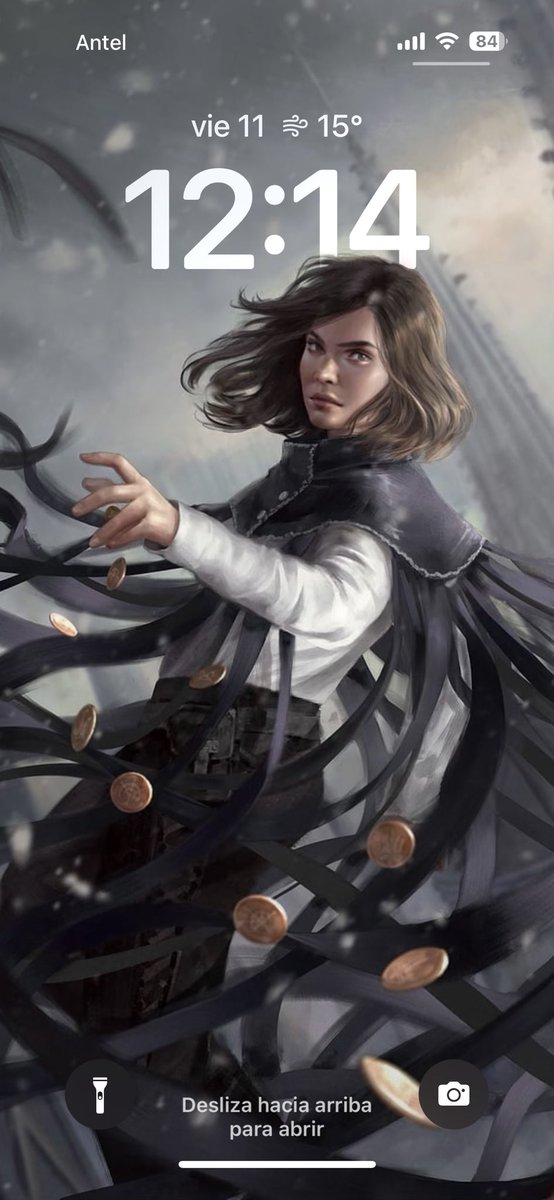 ferplachi's tweet photo. @andrewjclare Currently reading #Mistborn, this is Vin as my wallpaper 👌🏻 https://t.co/wPhC6FZInX