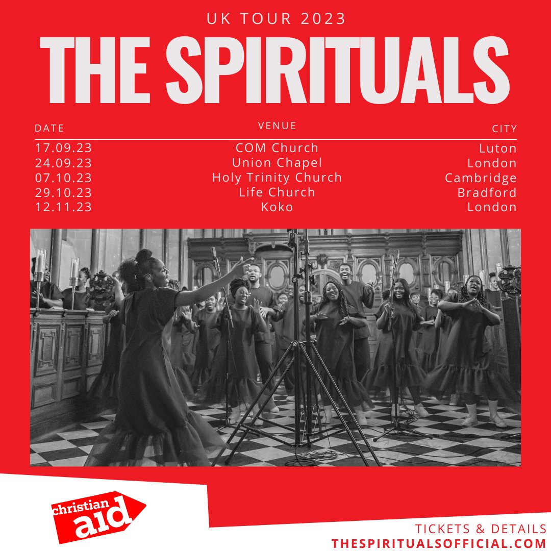 Are you ready to be inspired and uplifted?

<a href="/thespirituals_/">The Spirituals Music</a> are going tour! From September to November, they'll be performing at churches &amp; venues across the UK.

Five dates have been announced, with more to come. 

Who’s joining us? Get your tickets 👇
thespiritualsofficial.com