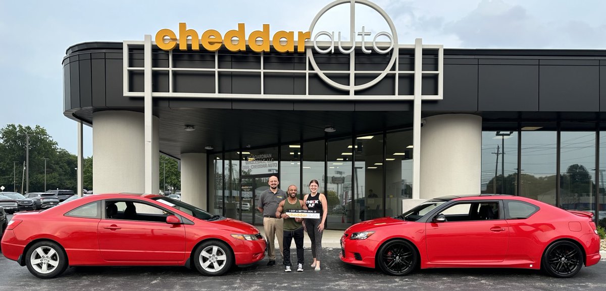 Nicole R. of Youngstown, OH just bought a  2013  Scion and saved More Cheddar! Find out what's in stock today at chddr.co/inventory