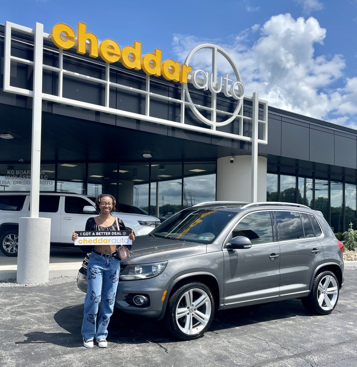 Veronica M. of Youngstown, OH just bought a  2016  Volkswagen and saved More Cheddar! Find out what's in stock today at chddr.co/inventory