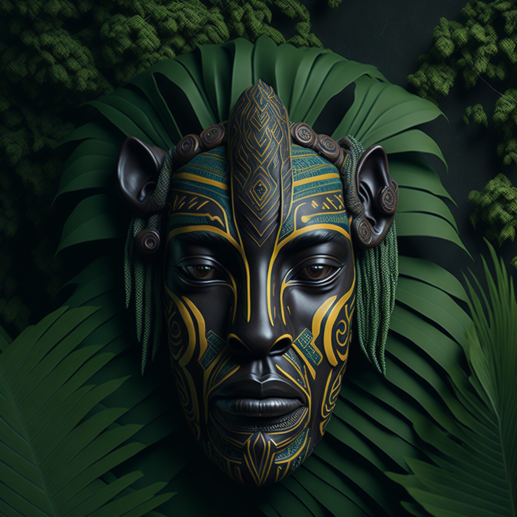 Kishi_ubuntu's tweet photo. The Budu are a tribe living in a mountainous region of East Africa, known for their knowledge of medicinal plants and their close connection with nature.
#JoinTheTribe #AfroMask #NFT #AIArtworks #tribals https://t.co/TfmxHpCDW5