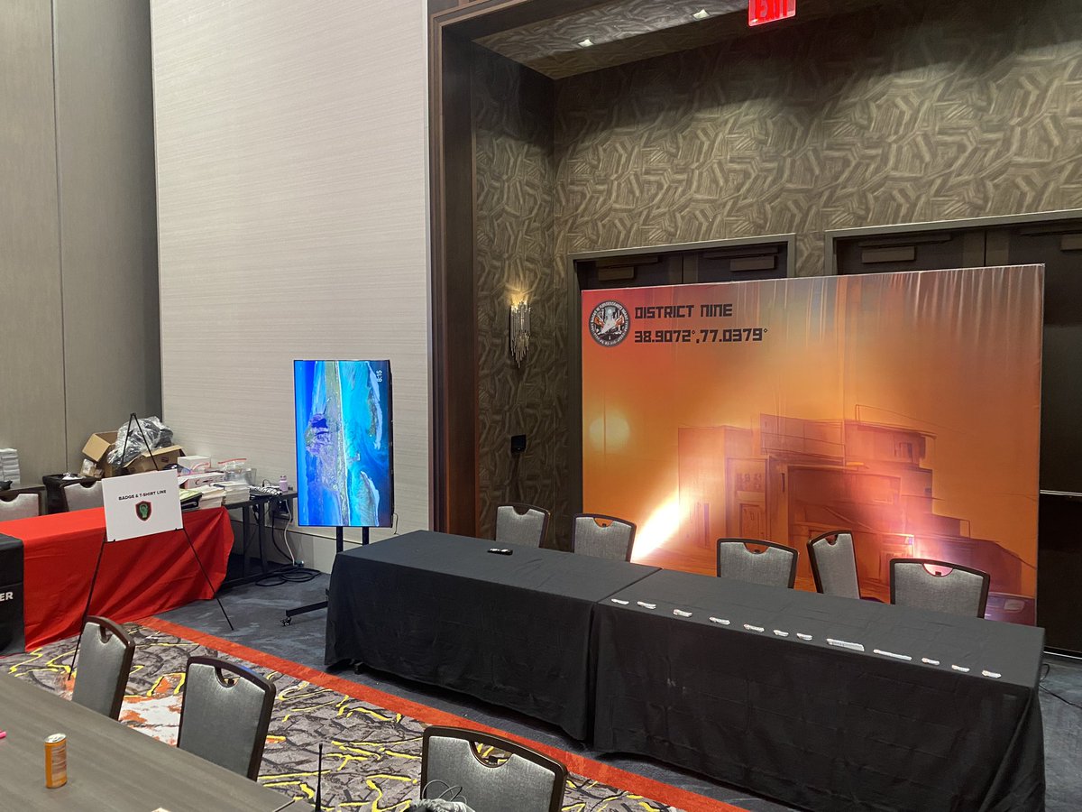 BlackInCyberCo1's tweet photo. We are ready @defcon ! Join us today at 10:00 am @ Caesar’s Forum ! 

Village - https://t.co/Ch1qd9bhK7 

#BlacksInCyber #BIC_Village #BIC_CTF #BlacksInCybersecurity #DEFCON31 #DEFCON #DEFCON30 #BadgeLife https://t.co/bi78K1CHsv
