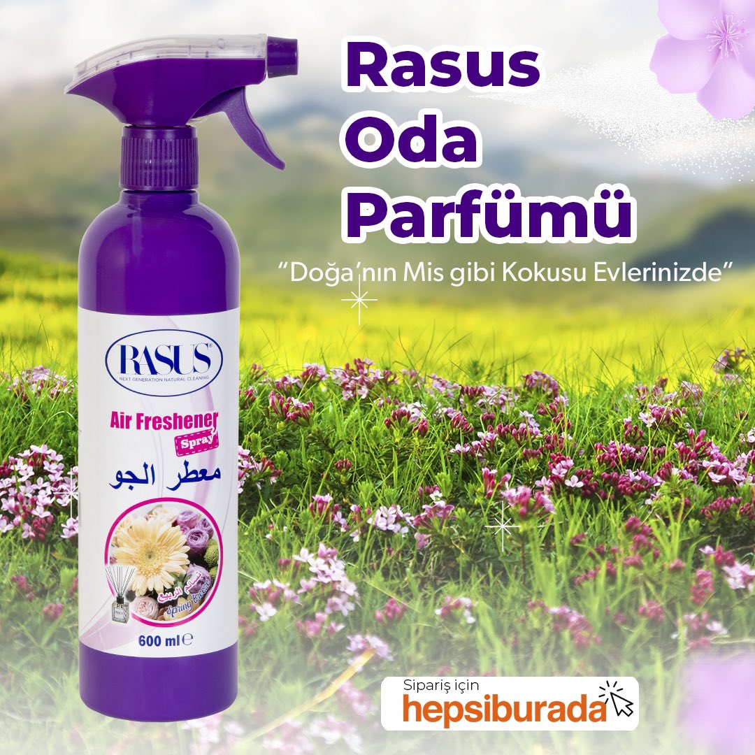 rasusturkiye's tweet photo. Doğa’nın mis gibi kokusu evlerinizde.

Let the scent of spring breeze waft through your home

لتفوح رائحة نسائم الربيع في منازلكم

Ürünlerimizi https://t.co/zfR81E9K0d üzerinden sipariş verebilirsiniz.

https://t.co/jeLRVegGKG

#rasus #rasustürkiye #yüzeytemizleyici #temizlik https://t.co/8nJ4nmfTcl