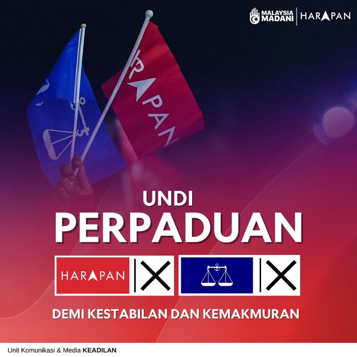 JuneLeow_HS's tweet photo. Selamat mengundi saya ucapkan buat semua rakyat Malaysia yg terlibat dalam PRN Ke-15.

Ayuh kita bersama pastikan kemenangan calon-calon dari PH dan BN pada hari mengundi esok! 

12 Ogos Undi Perpaduan Demi Kestabilan Dan Kemakmuran

#PerpaduanReady
#KitaSelangor https://t.co/RyZQWU85l6