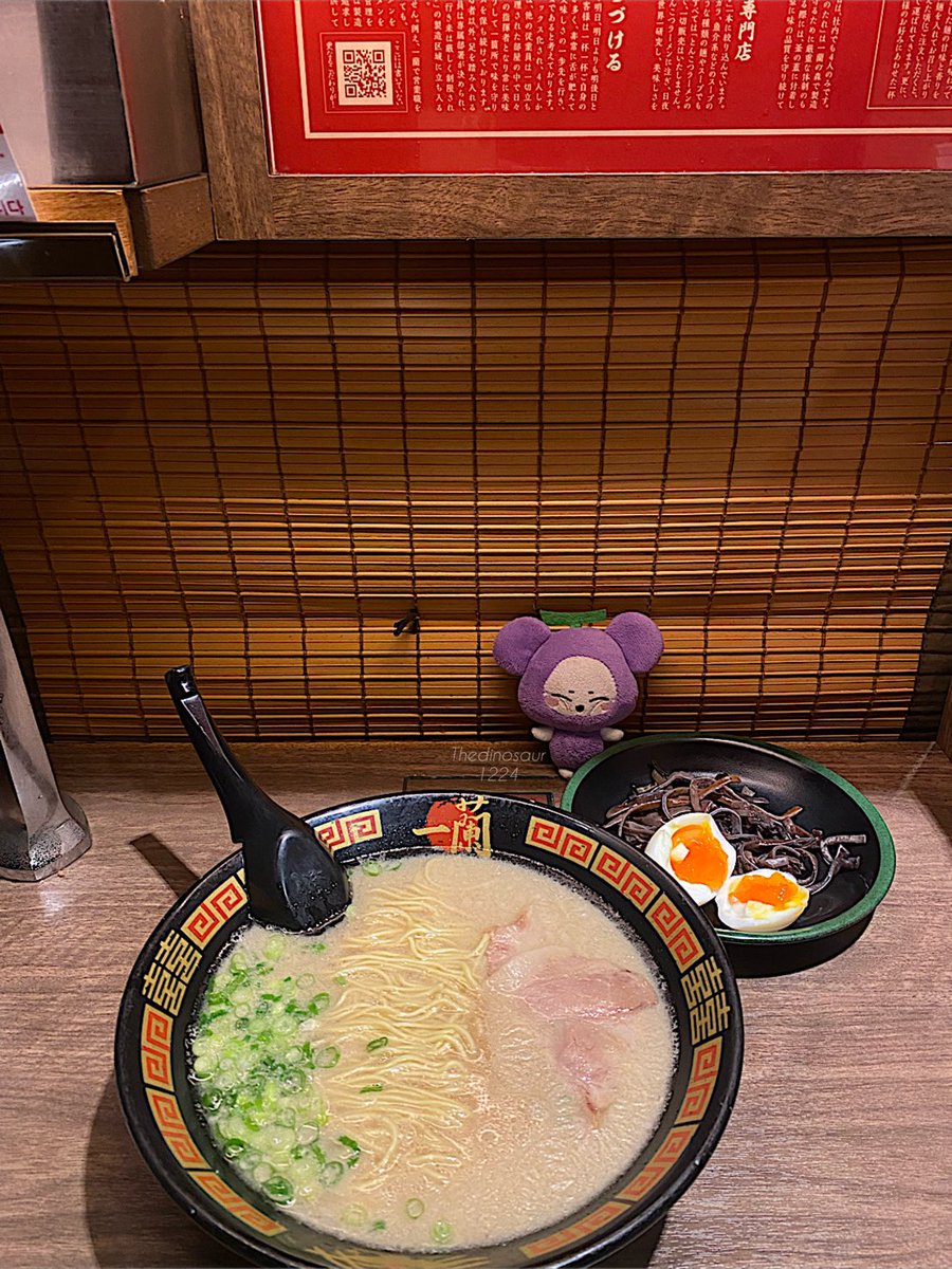 230811
一蘭 
One of my favorite destinations when visiting Japan ☺️🍜