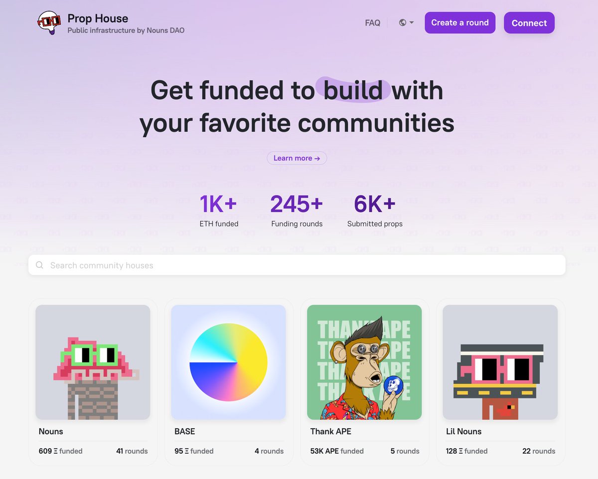 ThankApe's tweet photo. How it works:

1. Sign up on @NounsPropHouse, and go to the Thank Ape House (https://t.co/2o2FARIiil).

2. Submit your proposal under one of our 5 categories: Designers, Developers, Influencers, Futurists, or Governance!

3. The community votes on top proposals 🌟 https://t.co/48GvbHII5s