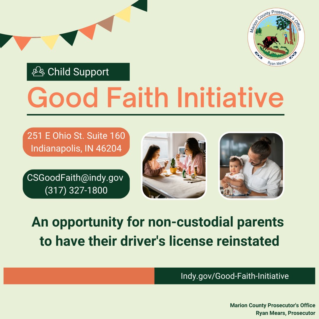 Since its launch in 2019, our Good Faith Initiative has assisted hundreds of non-custodial parents with driver’s license reinstatement services. In honor of #ChildSupportAwareness Month, we shed a light on this program designed to offer financial support to families in need.