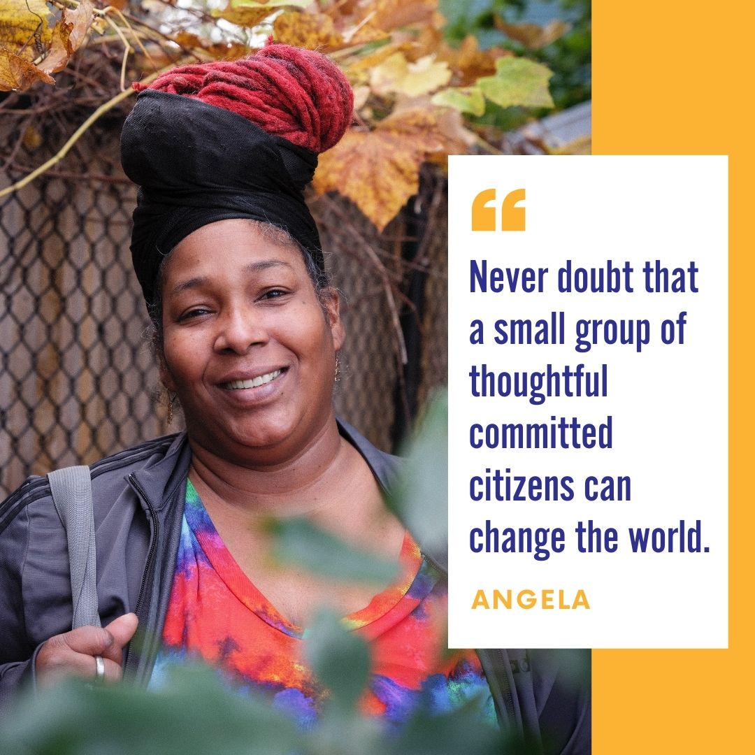 Prior to the program, Angela expressed how her bills kept her up at night. Since receiving $500 a month, Angela has been able to repair her vehicle, buy household items, and take her children out more often. She is grateful for the Rise team!