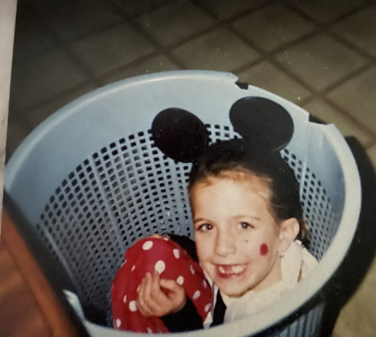 Back in the 90s, we didn’t have fancy swings and chairs. We had to get creative and find ways to calm our bodies down. 

You may think thats the hamper (pic two.) but no, thats just another hamper I hung out in. 🥲

#autisticelders #ActuallyAutistic #autism