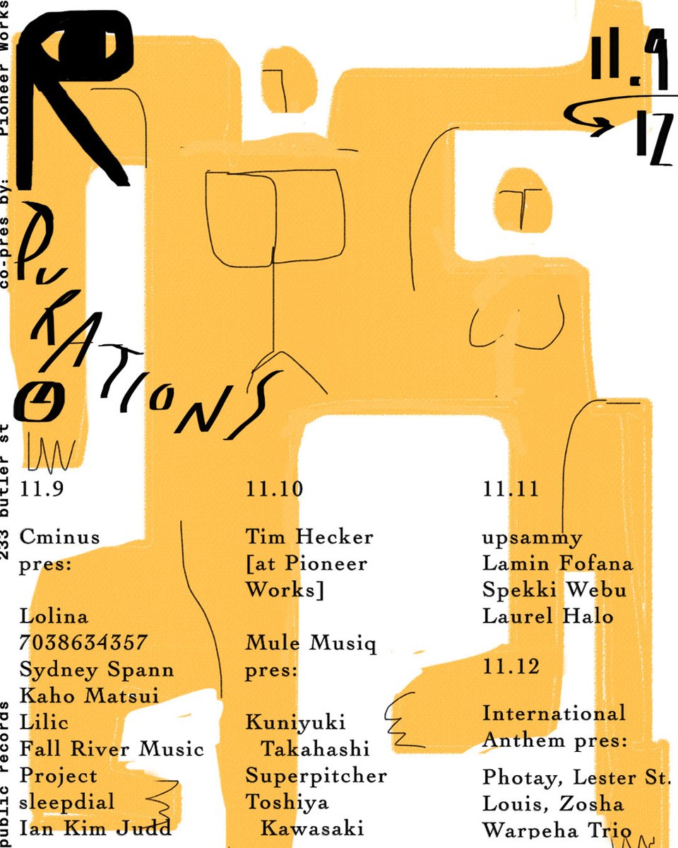 Tim Hecker, Laurel Halo, Photay, & more playing Brooklyn’s Durations Festival in November brooklynvegan.com/tim-hecker-lau…