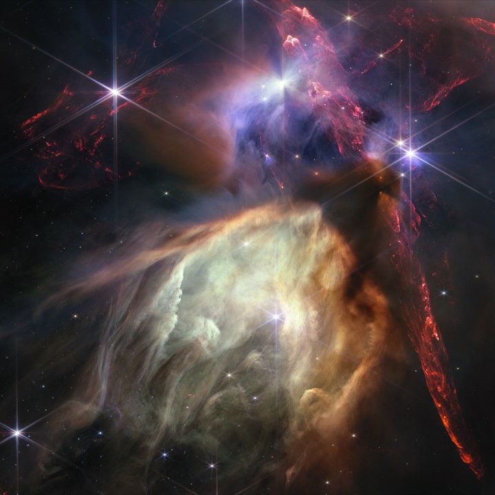 Talk about being star struck! <a href="/NASAWebb/">NASA Webb Telescope</a> captured mesmerizingly detailed infrared images of actively forming stars. This gorgeous image is of the Rho Ophiuchi cloud complex - You can check out more here: webbtelescope.org/image