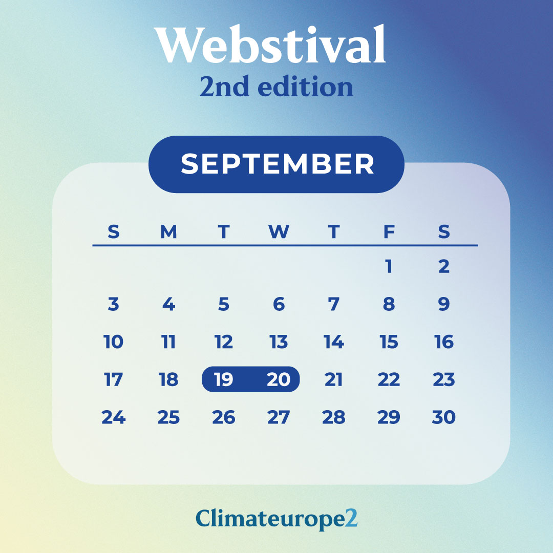 Still time to join us for @climateurope2 #Webstival, exploring the impact of #ClimateServices in Europe. 🗓️ Mark your calendars: 19-20 Sept 2023 🚀 Register now: bit.ly/3XO889x