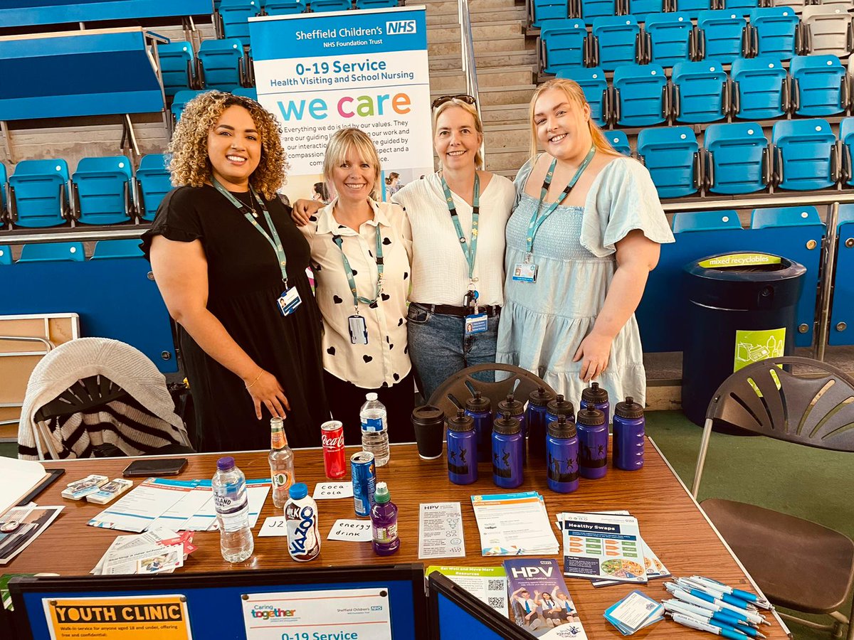 #InternationalYouthDay2023 event at EIS representing 0-19 Public Health Nursing @SheffChildrens Fantastic way to spend my last day as a student SCPHN. @Pauline36266586 @FouldsLorna @rebeccasobey70 @KeelyTongue